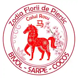 Sticker Cal Roșu