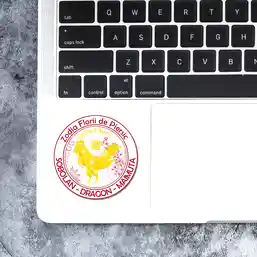 Sticker Cocoș Auriu