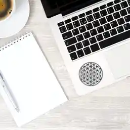 Sticker Floarea Vieții Negru