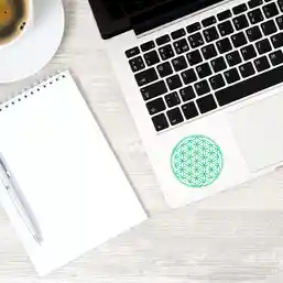 Sticker Floarea Vieții Verde