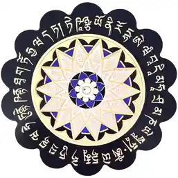 Sticker 28 Silabe Hum cu Lotus