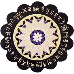 Sticker 28 Silabe Hum cu Lotus