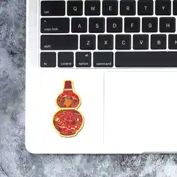 Sticker pentru sănătate și abundență cu tărtăcuța Wu Lou