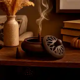 Suport aromaterapie Floral pentru conuri parfumate