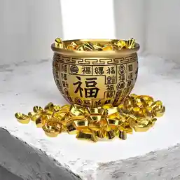 Vasul abundenței cu mantre și broasca banilor