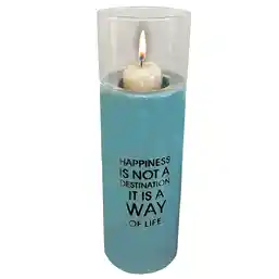 Suport lumânare cu mesaj motivațional