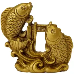 Imagine Statueta Doi Pesti Poarta Dragon