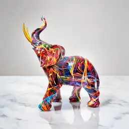 Imagine Elefant trompa în sus