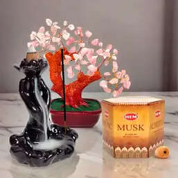 Imagine Setul Lotus Love cu fântână backflow