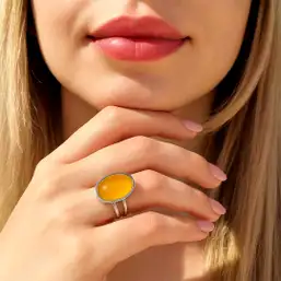 Imagine Inel Agat galben