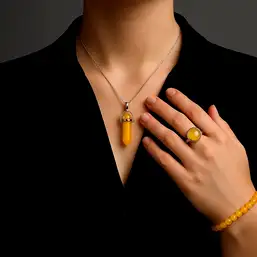 Imagine Set brățară Citrin