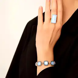 Imagine Set brățară și inel Opal