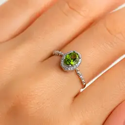 Imagine Inel piatra Peridot