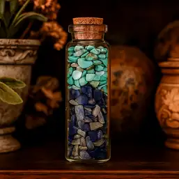 Imagine Sticluță Turcoaz si Lapis Lazuli