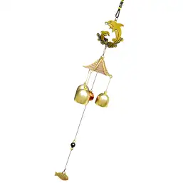 Imagine Clopoței de vânt cu delfin și 3 clopoței