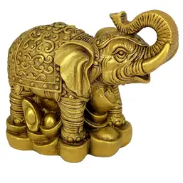 Imagine Elefant feng shui cu trompa in sus