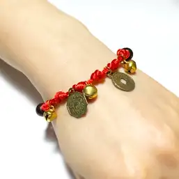 Imagine Bratara reglabila cu monede chinezesti norocoase