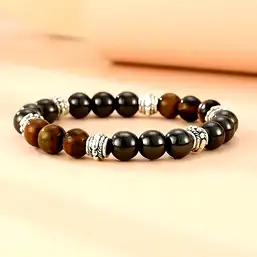 Imagine Bratara Ochi de Tigru si Hematit