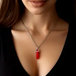 Imagine Pandantiv Jad fucsia