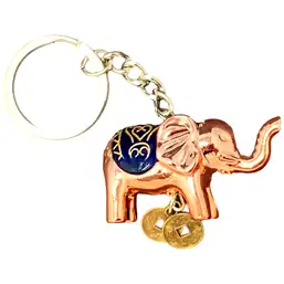 Imagine Breloc cu elefant și monede