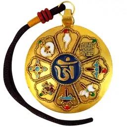 Imagine Amuleta tibetană 8 simboluri norocoase pentru multiplicarea norocului