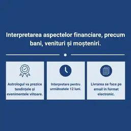 Imagine Astrograma previzională pentru bani