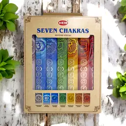 Imagine Set 7 cutii bețișoare parfumate 7 chakre