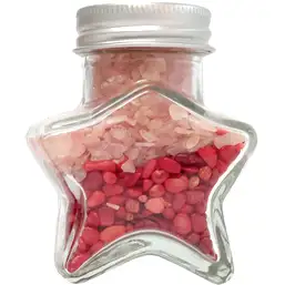 Imagine Borcanel stea Coral și Cuart Roz