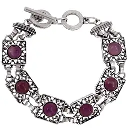 Imagine Bratara 6 pietre ametist