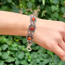 Imagine Bratara 6 pietre carneol