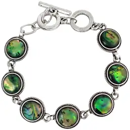 Imagine Bratara 7 pietre Mother of Pearl