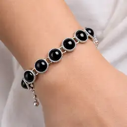 Imagine Brățară 9 pietre Onix