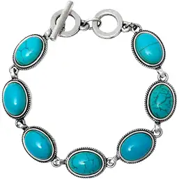 Imagine Brățară 7 pietre Turcoaz
