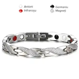 Imagine Bratara energetica de slabit magnetica cu germaniu