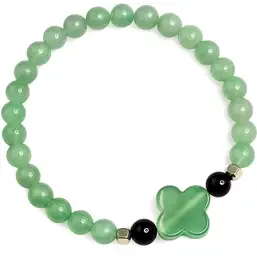 Imagine Brățară Aventurin cu Trifoi norocos cu 4 foi