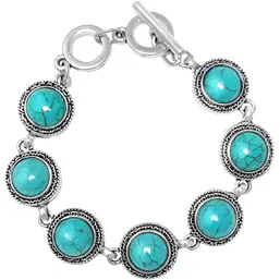 Imagine Brățară 7 pietre Turcoaz