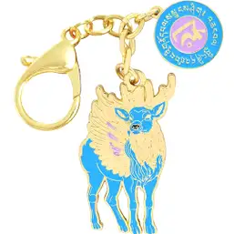 Imagine Breloc Amuleta 2025 Cerbul Ceresc esenta spirituala 