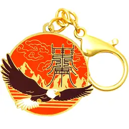 Imagine Breloc amuleta învățăturii cu vultur