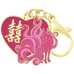 Imagine Breloc Amuleta Vulpea cu 9 cozi