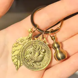 Imagine Breloc zodia Cocoș cu WuLou