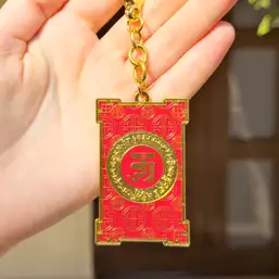 Imagine Breloc Kuan Kung cu 5 steaguri Dragon