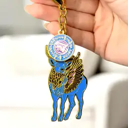 Imagine Breloc Amuleta 2025 Cerbul Ceresc esenta spirituala 