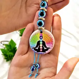 Imagine Breloc 7 Chakra și ochi de deochi