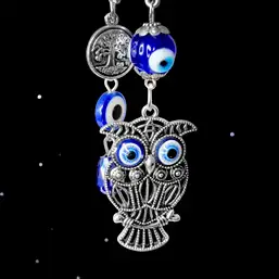 Imagine Breloc Bufniță și Ochiul magic norocos