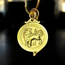 Imagine Breloc zodia Tigru cu Wu Lou