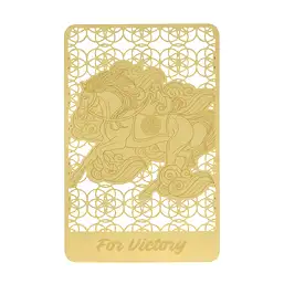 Imagine Card Maimuță pe Cal zburător 2026 metalic