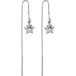 Imagine Cercei lungi din argint 925