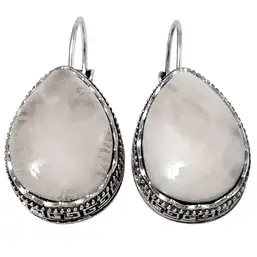 Imagine Cercei quart alb roziu