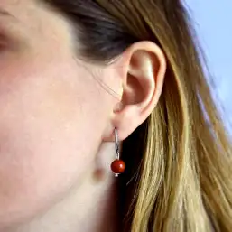 Imagine Cercei jasp roșu