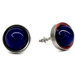 Imagine Cercei mici piatra Lapis Lazuli